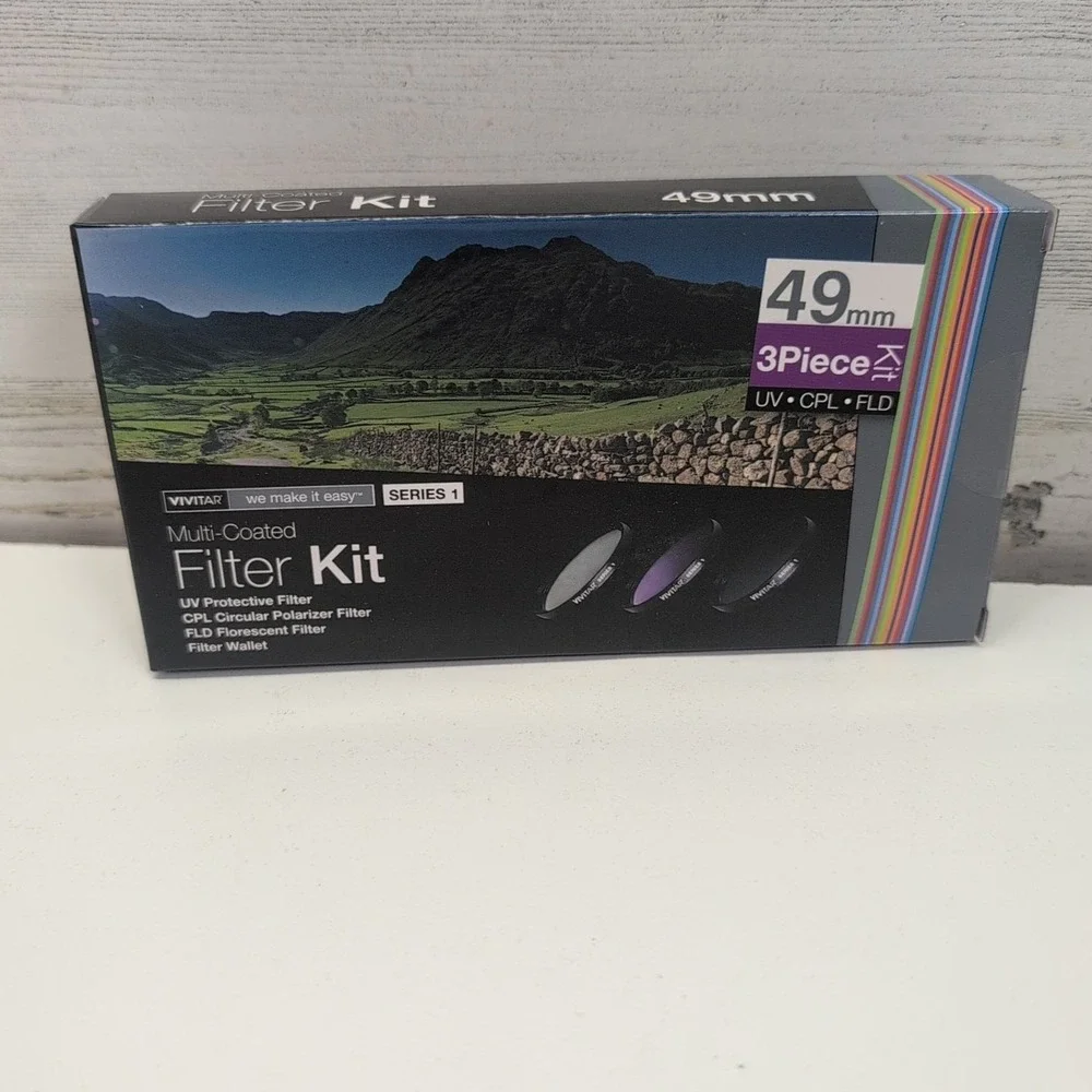 Vivitar VIV-FK3-49 49 mm Filter Kit